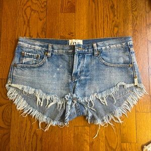 One x One Teaspoon Bonitas Jean Short Sz 28